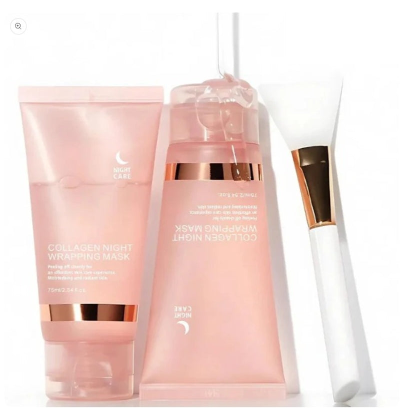 Mascarilla facial de colágeno