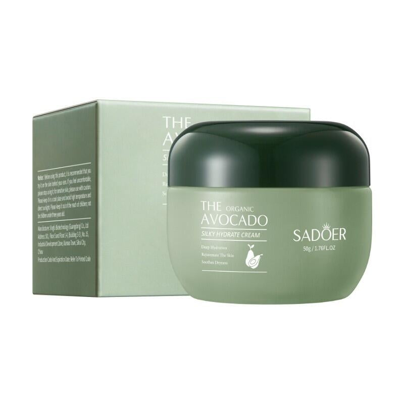 Crema hidratante sedosa de aguacate orgánico - 50 ml