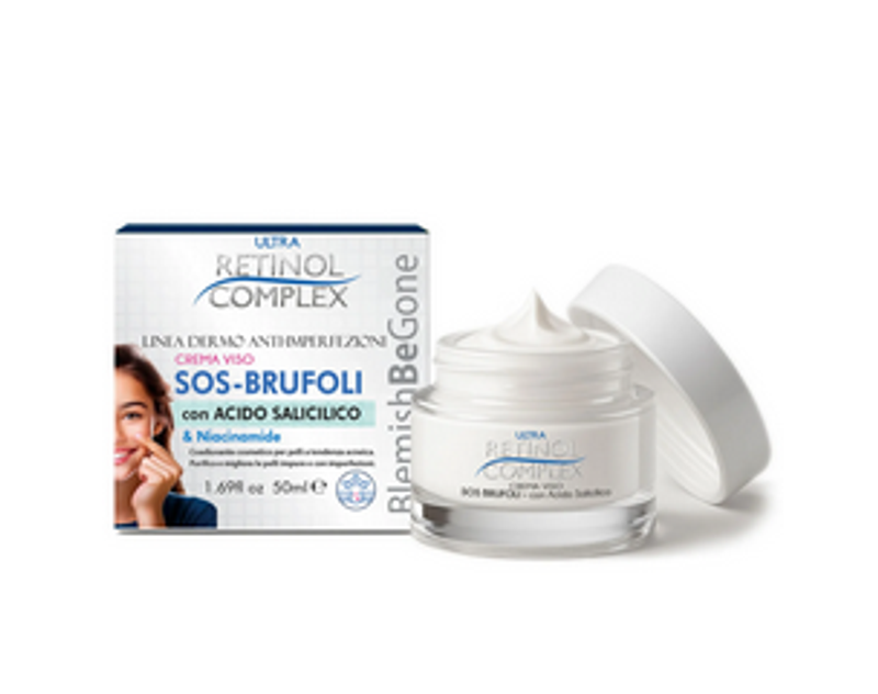 Crema Facial SOS para el Acné 50 ml – Complejo de Retinol