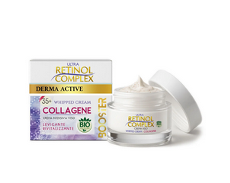 Crema facial con textura de nata montada y colágeno 50 ml - Complejo de retinol