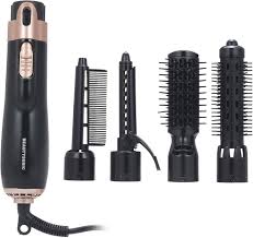 Herramienta de Moldeado 4 en 1 con Secador de Cabello Profesional