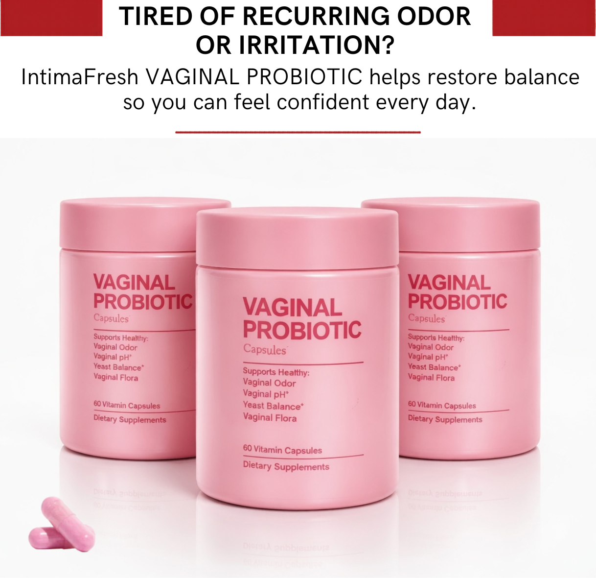 Probiótico Vaginal IntimaFresh
