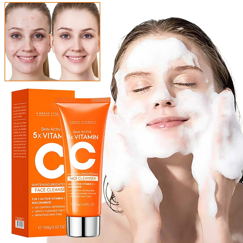 Limpiador Facial Aclarante e Iluminador con 5 Vitaminas C – 100 ml